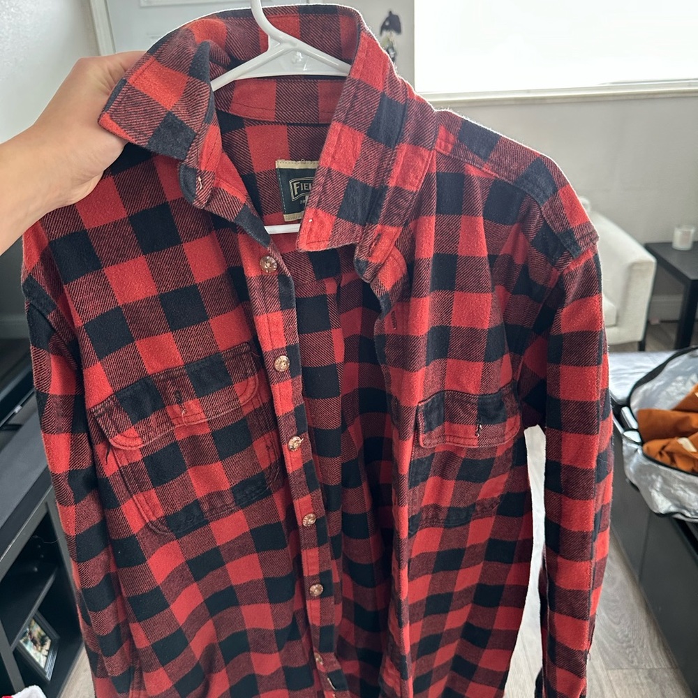 Red Cute Flannel- unisex